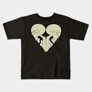 Skull Heart Kids T-Shirt